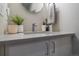 Contemporary powder room with stylish vanity, modern faucet, and sleek accessories at 2790 W 25Th Ave # 6, Denver, CO 80211