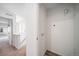 Utility room ready for washer and dryer hook-ups, situated near an upstairs hallway at 13029 E 103Rd Pl, Commerce City, CO 80022