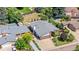 Aerial view showcasing a lovely home with well-manicured landscaping and a serene backyard oasis, ready to move in at 1430 Mount Evans Dr, Longmont, CO 80504