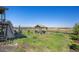 Expansive backyard featuring a custom pergola with a view at 42395 Forest Oaks Dr, Elizabeth, CO 80107