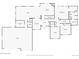 Layout of the home's first floor, including the kitchen, living room, bedrooms, and bathrooms at 14077 Indianfield Ct, Hudson, CO 80642