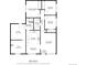 Detailed floor plan showcases a home with a kitchen, laundry, dining, living, bedrooms and two rooms at 717 E 4Th Ave, Longmont, CO 80504