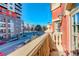 Private balcony overlooking the city streets at 1950 N Logan St # 102, Denver, CO 80203