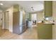 This updated kitchen boasts stainless steel appliances and plenty of storage space at 13990 Berry Rd, Golden, CO 80401