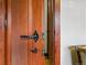Interior door with a beautiful vintage handle and hardware at 2140 S Youngfield St, Lakewood, CO 80228