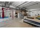 Unfinished basement with exposed ceilings, perfect for customization and additional living space at 8132 Mt Harvard Rd, Littleton, CO 80125