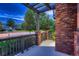 Charming balcony with a pergola offering a peaceful outdoor space overlooking the street at 237 Dayton St, Denver, CO 80230