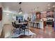 Open concept dining and kitchen area at 237 Dayton St, Denver, CO 80230