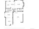 Detailed floor plan showcasing the layout of the main level of this home at 2948 Open Sky Way, Castle Rock, CO 80109