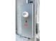 Photograph of the electrical meter for the house, mounted outside, with an emergency shutoff switch at 1941 S Dexter St, Denver, CO 80222