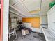 Shed interior featuring a well-organized space with shelving, tools, and equipment at 1941 S Dexter St, Denver, CO 80222