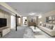 Finished basement featuring a living area, and plenty of natural light at 7505 Clay St, Westminster, CO 80030