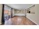Dining area with hardwood floors and built-in cabinetry at 7505 Clay St, Westminster, CO 80030