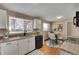 Updated kitchen with granite counters and stainless steel appliances at 7505 Clay St, Westminster, CO 80030