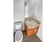 Bathroom vanity with storage, perfect for a guest bathroom at 1256 S Zeno Cir # E, Aurora, CO 80017