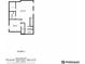 Floor 1 layout with open living and bedroom areas including approximate dimensions of rooms at 1373 S Garfield St, Denver, CO 80210