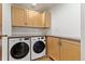 Laundry room with washer and dryer, and plenty of cabinet space at 3039 W 22Nd Ave, Denver, CO 80211