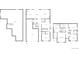 Detailed floor plan showcasing the layout of all three floors with room dimensions at 14880 Chicago St, Parker, CO 80134