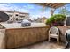 Private patio area offers a relaxing outdoor space, complemented by nearby parking at 430 Zang St # 4-103, Lakewood, CO 80228