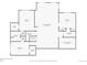 Basement floor plan displaying bedroom, Jack and Jill bathroom, and storage closet dimensions at 7076 Boreas Rd, Larkspur, CO 80118