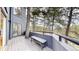 Picturesque deck with a bench, perfect for enjoying the serene views and outdoor living at 4966 Delaware Dr, Larkspur, CO 80118