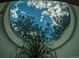 Unique round window view of blue sky with trees, creating a bright and inviting ambiance at 4966 Delaware Dr, Larkspur, CO 80118