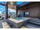Relaxing rooftop hot tub with a cityscape view and convenient towel storage at 1901 Wazee St # 312, Denver, CO 80202