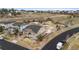 Aerial view of a residential home showcasing a landscaped backyard and a peaceful neighborhood setting at 24608 E Moraine Pl, Aurora, CO 80016