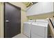Bright laundry room featuring modern washer and dryer units, and plenty of storage space at 2000 Arapahoe St # 1, Denver, CO 80205
