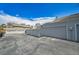 Row of garages with individual doors, providing secure parking for residents at 7077 S Knolls Way, Centennial, CO 80122