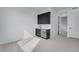 Modern bar area with sleek black cabinets and a beverage cooler at 24741 E 33Rd Dr, Aurora, CO 80019