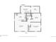 Floor plan showing the layout of the living room, kitchen, bedroom, and bathroom at 1343 Gay St, Longmont, CO 80501