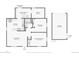 Floor plan of the home including the living room, kitchen, bedrooms, and detached garage at 1343 Gay St, Longmont, CO 80501