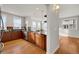 Modern kitchen featuring stainless steel appliances, and hardwood floors at 5471 W 97Th Pl # F, Broomfield, CO 80020