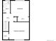 Layout of the second floor showing bath, bedroom, primary bedroom and walk-in closet at 1391 Vance St, Lakewood, CO 80214