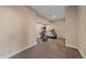 Basement workout area with treadmill and elliptical at 7295 Sunset Ave, Elizabeth, CO 80107