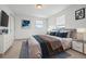 Bedroom with a king-size bed and neutral color scheme at 6100 E 133Rd Ave, Thornton, CO 80602