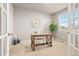 Bright home office with built-in shelving and French doors at 6100 E 133Rd Ave, Thornton, CO 80602