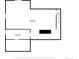 Floor plan showing the basement featuring 2 rooms and a hall at 11254 E Colorado Dr, Aurora, CO 80012