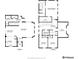 Detailed floorplan showing the layout of both floors, including room dimensions, closets and appliances at 10618 Clearview Ln, Highlands Ranch, CO 80126