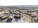 Panoramic aerial view of the community showcasing the beautiful homes and landscape at 10640 Winding Pine Pt, Highlands Ranch, CO 80126