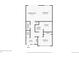 Layout of the first floor with living room, kitchen, bedroom, and bathroom at 12172 E Kepner Pl, Aurora, CO 80012