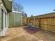 Private patio featuring a small outdoor seating arrangement with a red and black rug at 12172 E Kepner Pl, Aurora, CO 80012