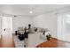 Spacious living room featuring hardwood floors and neutral decor at 3044 Eudora St, Denver, CO 80207