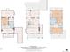 Detailed three-story floor plan showing the layout of the home's rooms and dimensions at 1040 N Humboldt St, Denver, CO 80218
