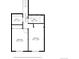 Upstairs floor plan featuring two bedrooms, the WIC, a hall, and a bathroom at 10102 W Ida Ave # 214, Littleton, CO 80127