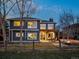 Spacious backyard with patio furniture, a fire pit, and a lovely view of the two-story home at 4825 6Th St, Boulder, CO 80304