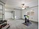Exercise room with a stationary bike, free weights, and mirrored wall at 4825 6Th St, Boulder, CO 80304