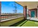 Balcony with green astroturf floor and view at 9481 E Mansfield Ave # 203, Aurora, CO 80014