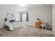 Comfortable bedroom with neutral walls, carpeted floor, and a bright window at 9130 Fraser River, Littleton, CO 80125